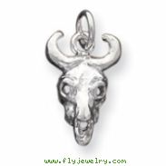 Sterling Silver Skull Charm