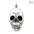 Sterling Silver Skull Head Pendant