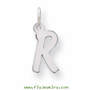 Sterling Silver Small Initial R Charm