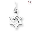 Sterling Silver Small Star of David Charm