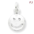 Sterling Silver Smiley Face Charm