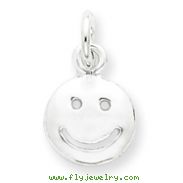 Sterling Silver Smiley Face Charm