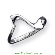 Sterling Silver Solid Wavy Ring