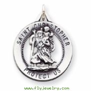 Sterling Silver St. Christopher Medal