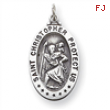 Sterling Silver St. Christopher Medal