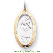 Sterling Silver St. Christopher Medal