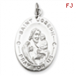 Sterling Silver St. Joseph Medal