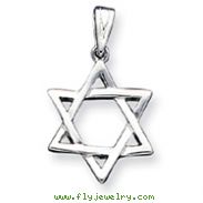 Sterling Silver Star of David Charm