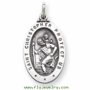 Sterling Silver St.Christopher Medal