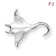 Sterling Silver Stingray Charm