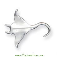 Sterling Silver Stingray Charm