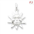 Sterling Silver Sun Charm