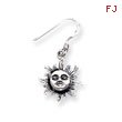 Sterling Silver Sun Earrings