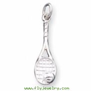 Sterling Silver Tennis Rackets Charm