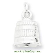 Sterling Silver Thimble Charm