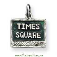 Sterling Silver Times Square Charm