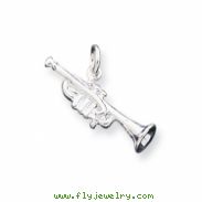 Sterling Silver Trumpet Charm