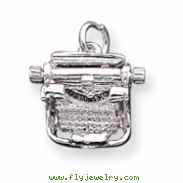 Sterling Silver Typewriter Charm