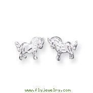 Sterling Silver Unicorn Mini Earrings