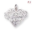 Sterling Silver Valentine Heart Charm