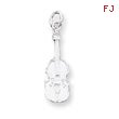 Sterling Silver Violin Charm