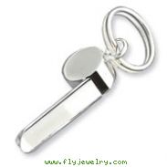 Sterling Silver Whistle Key Ring