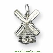 Sterling Silver Windmill Charm