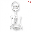 Sterling Silver Wine Bottle Opener Charm