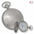 Swingtime Chrome-plated Brass Quartz Pocket Watch