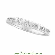 Three 3 Stone Diamond Wedding Ring