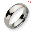 Titanium 6mm Polished Comfort Fit Wedding Band ring