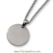 Titanium Brushed Necklace