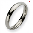 Titanium Polished Comfort Fit 4mm Wedding Band ring