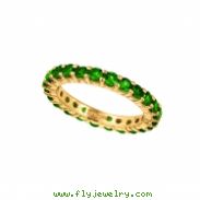 Tsavorite eternity band