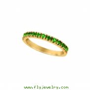 Tsavorite Stackable Ring