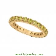 Yellow diamond eternity band