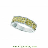 Yellow diamond ring