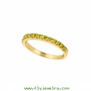 Yellow Diamond Stackable Ring, 14K Yellow Gold